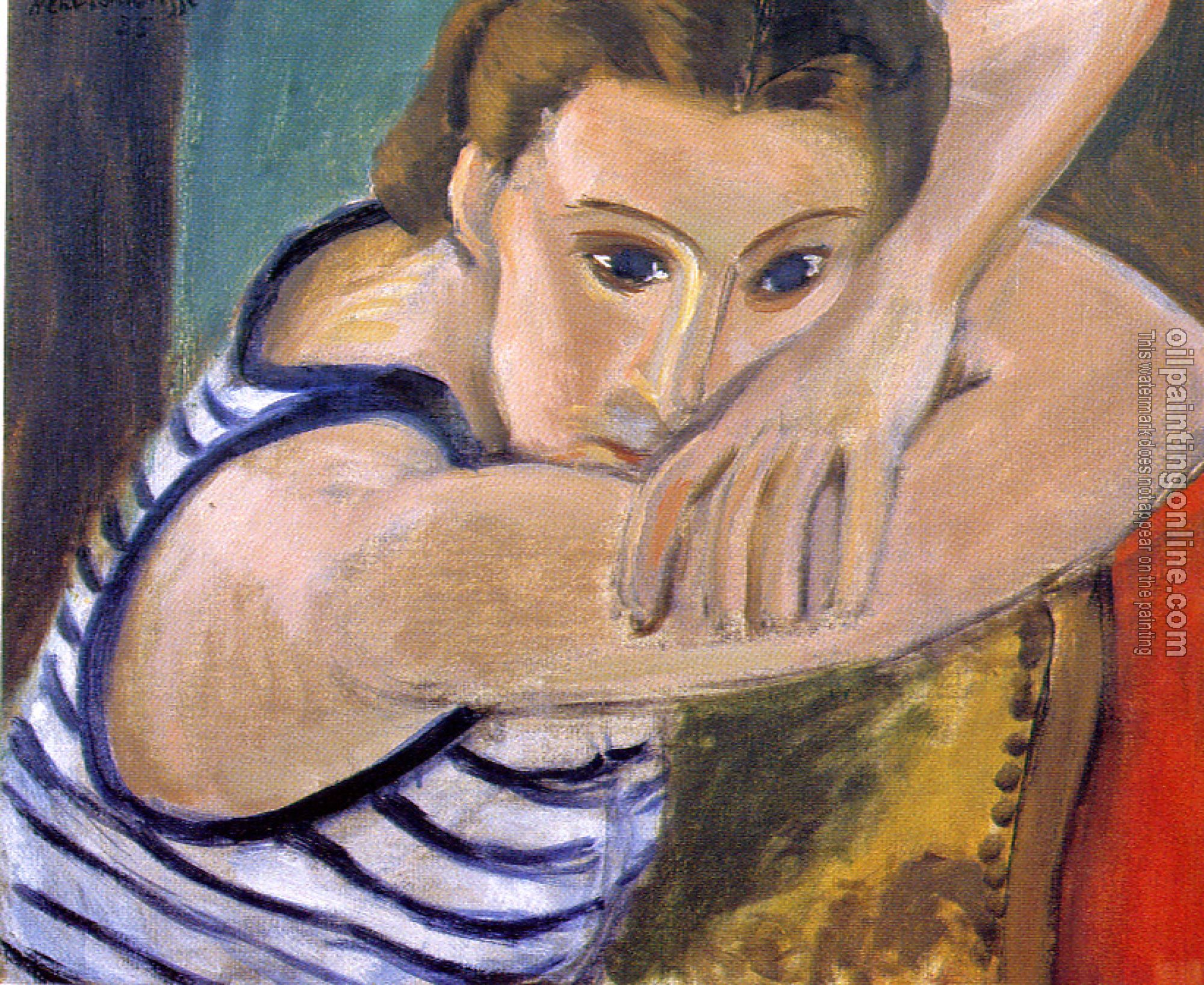 Matisse, Henri Emile Benoit - the blue eyes